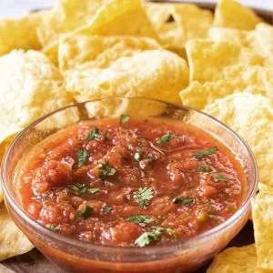 Bites Menu Chips (Fire Roasted) and Salsa price
