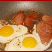 Breakfast Menu Country Ham with Eggs price