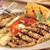 Breakfast Menu Grilled Chicken with Eggs menu