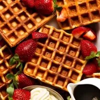 Waffles Waffle menu