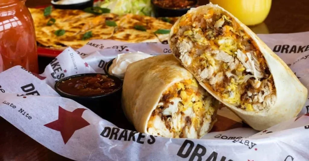 Drakes Menu USA Breakfast menu