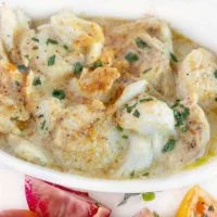 Mayflower Menu - Seafood Specialties Baked Seafood Casserole menu