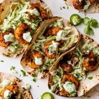Mayflower Menu - The Taco Stand Shrimp Tacos menu