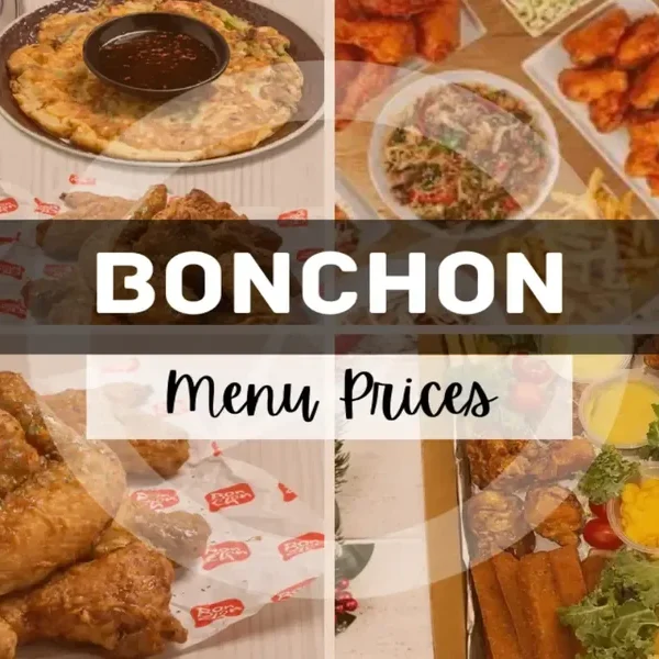 Bonchon Menu with Prices