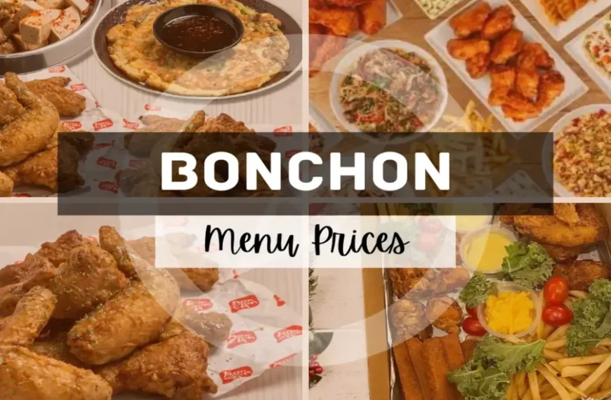 Bonchon Menu with Prices